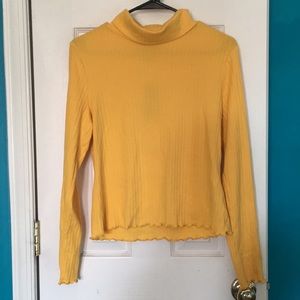Yellow Turtle Neck Top - NEVER WORN